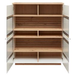 Highbord Wohnzimmer modern 110 cm breit 136 cm hoch günstig online kaufen