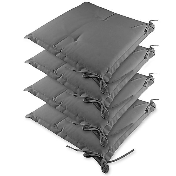 Sitzkissen 4er-Set Sydney Grau 45x40x6cm günstig online kaufen