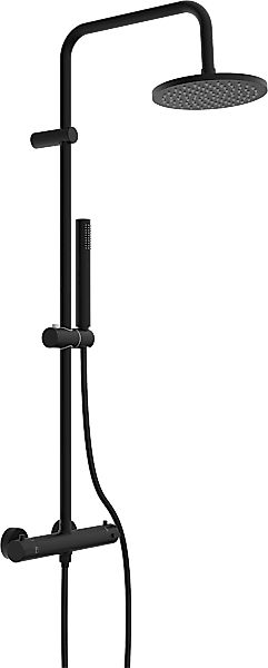 welltime Brausegarnitur "Porto" Duschsystem inkl. Thermostat mit Sicherheit günstig online kaufen