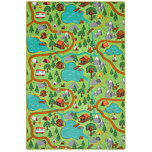 Snapstyle Kinderteppich Kinder Spiel Straßenteppich, Rechteckig, günstig online kaufen