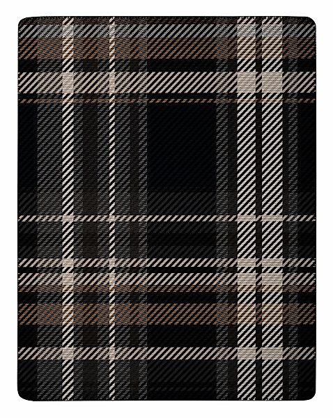 Biederlack Wohndecke "Midnicht Elegance mit geketteltem Zierstich" Made in günstig online kaufen