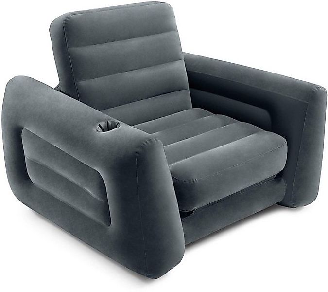 Intex Luftsessel INTEX 66551 Pull-Out Chair Sofa und Luftselssel Sessel Gra günstig online kaufen
