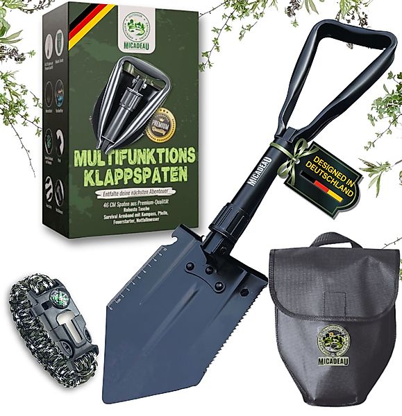 Lucadeau Spaten Klappspaten Outdoor, Geburtstagsgeschenk, Papa günstig online kaufen
