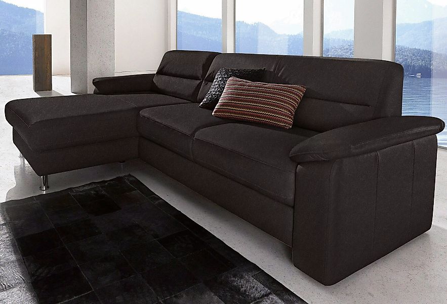 sit&more Ecksofa "Ascara L-Form", inklusive Boxspring/Federkern-Polsterung, günstig online kaufen