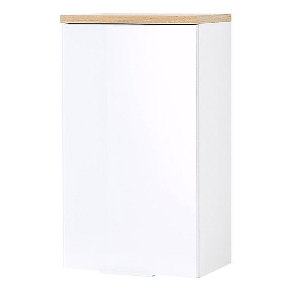 Lomadox Hängeschrank LUBLIN-01 Badmöbel mit Glasfront günstig online kaufen