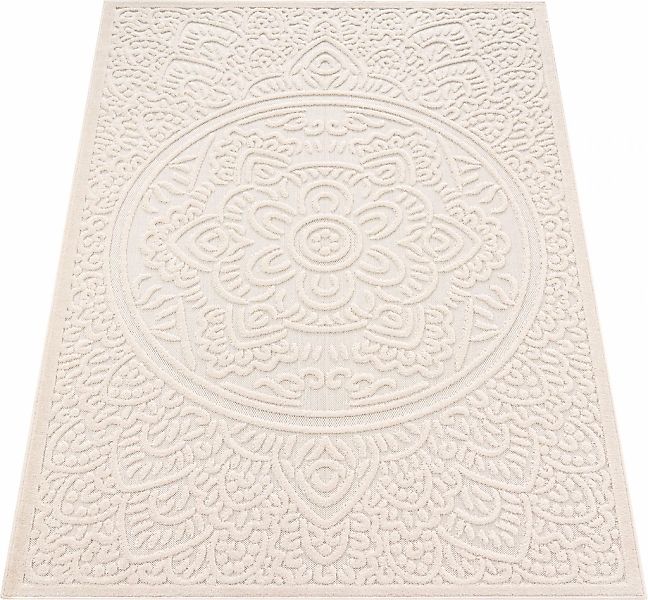 Paco Home Teppich "Cotton 232" rechteckig 10 mm Höhe Uni Farben, Hoch-Tief günstig online kaufen