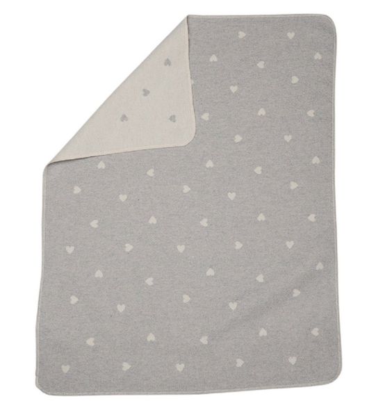 Babydecke Juwel 'Herzen allover' 70 x günstig online kaufen