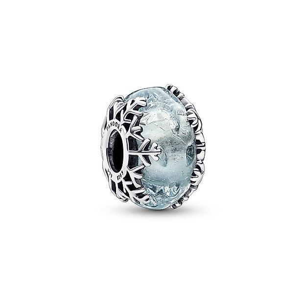 Pandora Charm-Einhänger Pandora Winterblaue Schneeflocke Murano-Charm 79237 günstig online kaufen