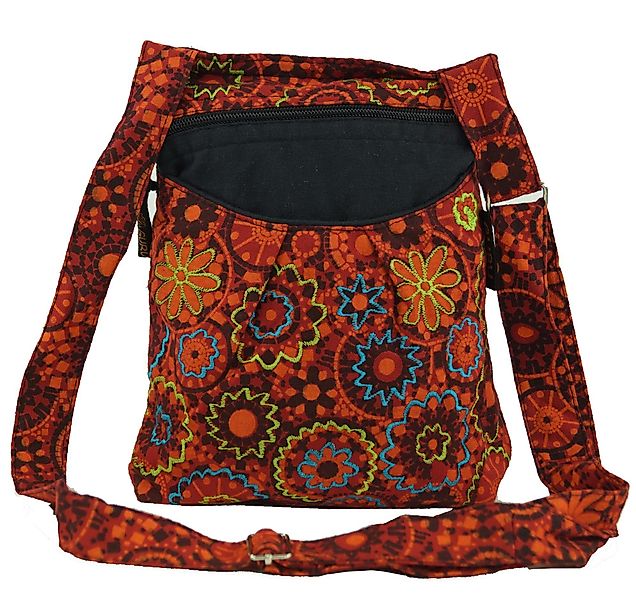 Guru-Shop Schultertasche Bestickte Ethno Schultertasche - günstig online kaufen