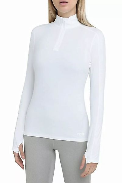 TCA Langarmshirt TCA Damen Fusion Quickdry Laufshirt mit Tasche - Weiß (1-t günstig online kaufen