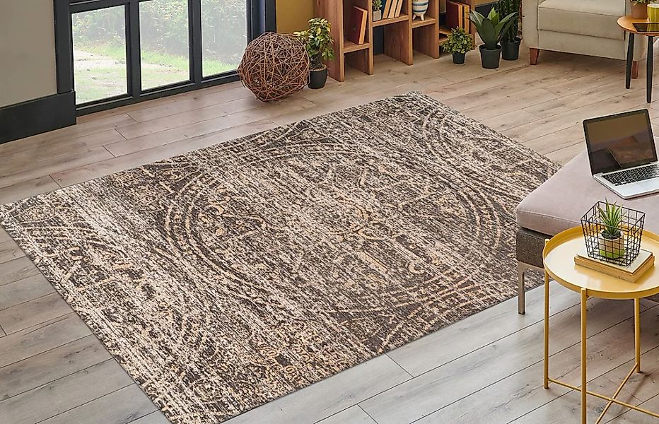 Kayoom Teppich "Davio 400" rechteckig 13 mm Höhe günstig online kaufen