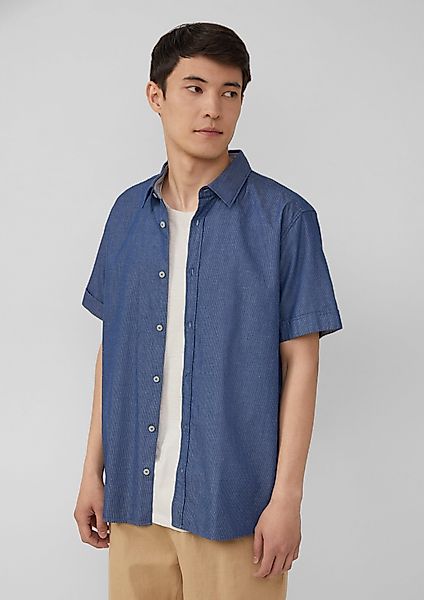 s.Oliver Kurzarmhemd Regular Fit: Strukturiertes Kurzarmhemd günstig online kaufen