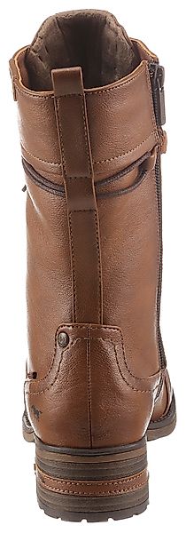 Mustang Shoes Schnürstiefel "Mustang Shoes Stiefel Lederimitat" günstig online kaufen