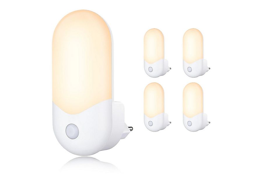 ZMH Nachtlicht 4St Steckdose Steckdosenlampe Modern mit Dämmerungssensor fü günstig online kaufen