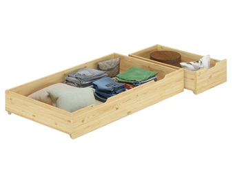 ERST-HOLZ Bettschubkasten Bettkasten für Betten 2-Teilig günstig online kaufen