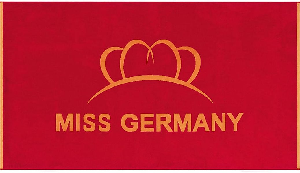Miss Germany Strandtuch "Miss Germany" Velours, mit großem Logo-Motiv günstig online kaufen