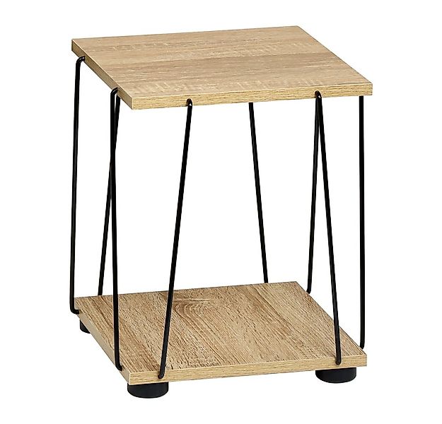 KESPER® Beistelltisch Tisch mit 2 Ablagen, Höhe ca. 38,5 cm (1-St), in sono günstig online kaufen