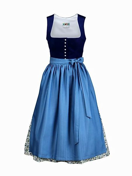 Berwin Dirndl Dirndl mit Samt-Oberteil (Einzelstück) günstig online kaufen