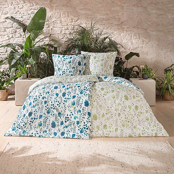 Estella Bettwäsche "Anabel" 2 tlg. 100% Bio-Baumwolle in edler Satin-Qualit günstig online kaufen