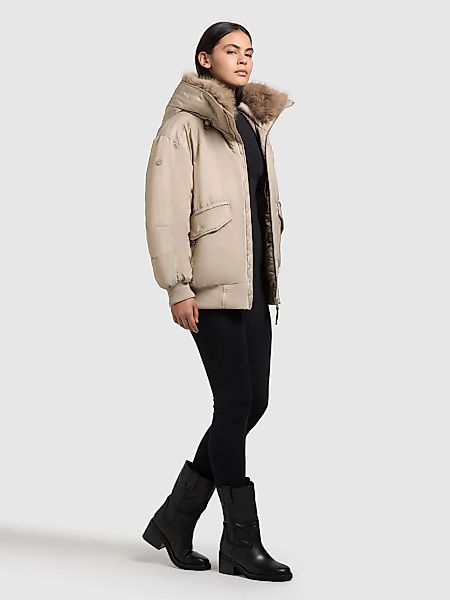 khujo Bomberjacke "CELA" mit Kapuze günstig online kaufen