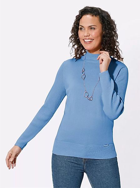 Casual Looks Stehkragenpullover "Stehkragen-Pullover" günstig online kaufen