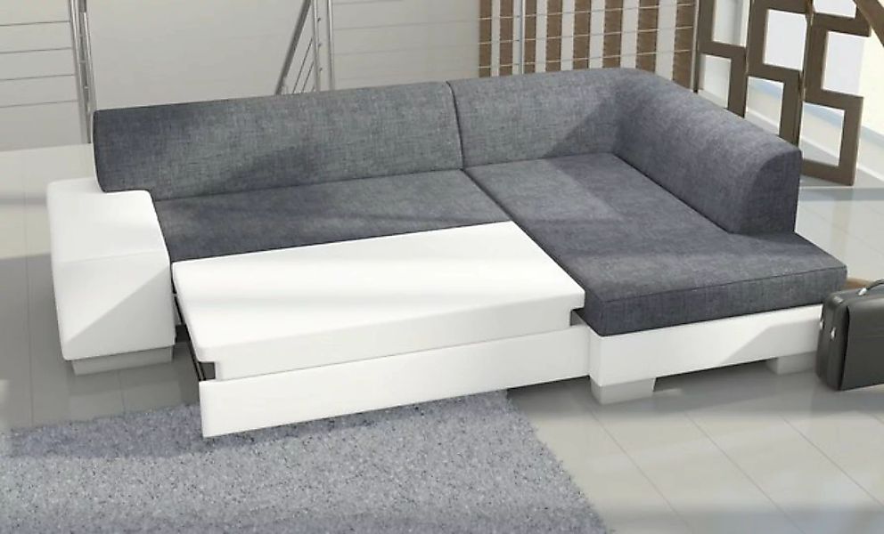 JVmoebel Ecksofa, Sofa Wohnlandschaft Wohnzimmer Ecksofa Leder Couch günstig online kaufen