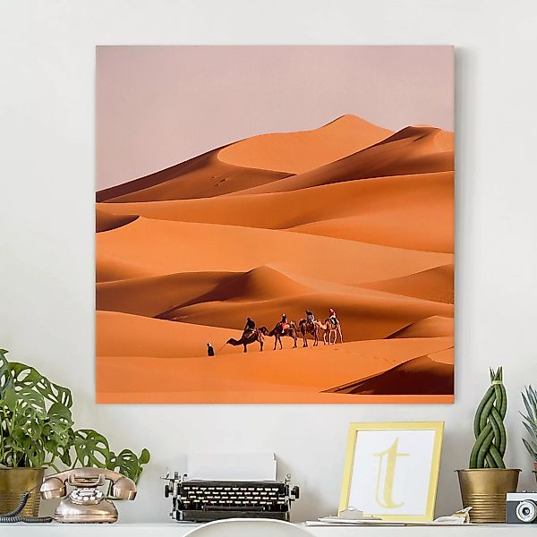 Leinwandbild Wüste - Quadrat Namib Desert günstig online kaufen
