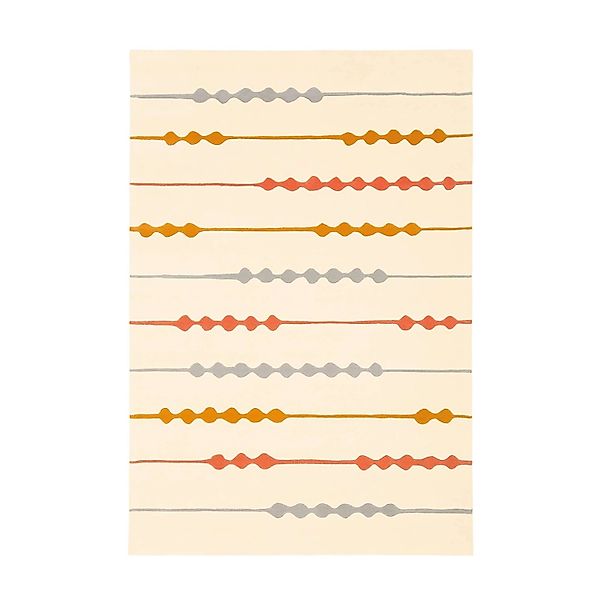 MeGusta Kurzflor Teppich Modern Beige - Orange 170x240 cm Dolores günstig online kaufen
