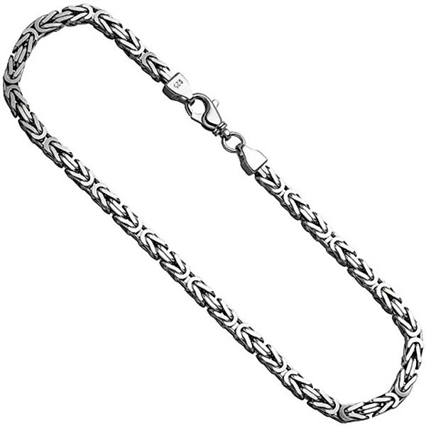 SIGO Königskette 925 Silber 7,2 mm 60 cm Karabiner Halskette Kette Silberke günstig online kaufen