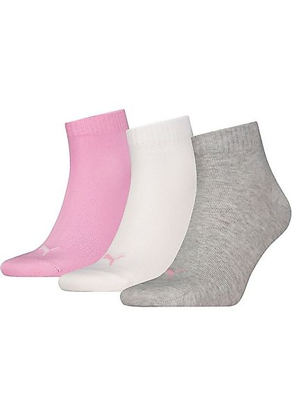 PUMA Kurzsocken PUMA UNISEX QUARTER PLAIN 3P (3-Paar, 3 Paar) Atmungsaktiv, günstig online kaufen