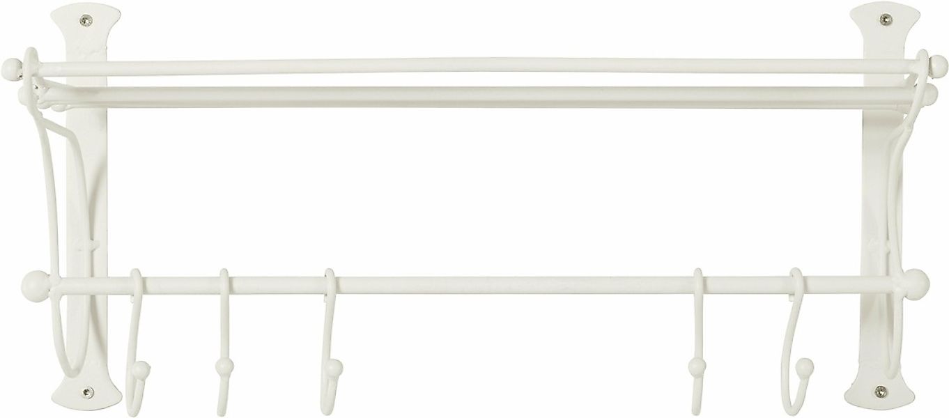Ambiente Haus Garderobenleiste, mit Regal mit Haken, Breite 53 cm günstig online kaufen