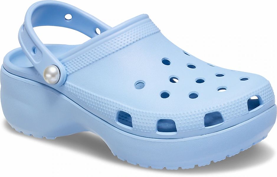 Crocs "Classic Platform Pearl Clog", Plateaschuh, Sandale mit Zierperlen günstig online kaufen