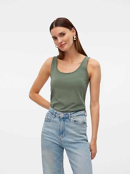 Vero Moda Tanktop "VMLULU LONG TANK TOP JRS GA NOOS" Baumwollmischung, regu günstig online kaufen