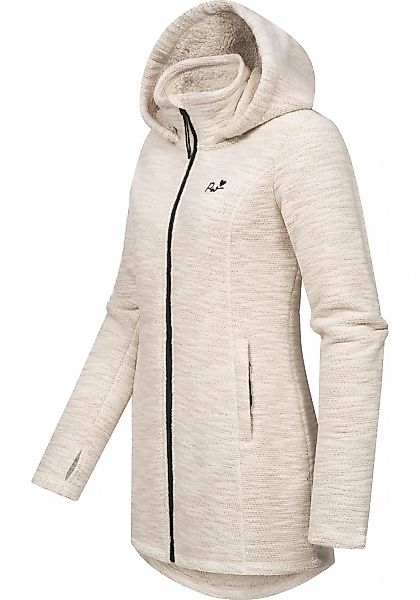 Ragwear Longstrickjacke "Leysha Melange", Sportliche Kapuzenjacke in melier günstig online kaufen