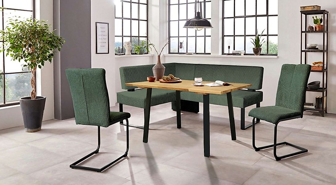 OTTO home Eckbankgruppe "Oliver" Set, 4-tlg, 4 Stk. tlg. Eckbank mit Wellen günstig online kaufen