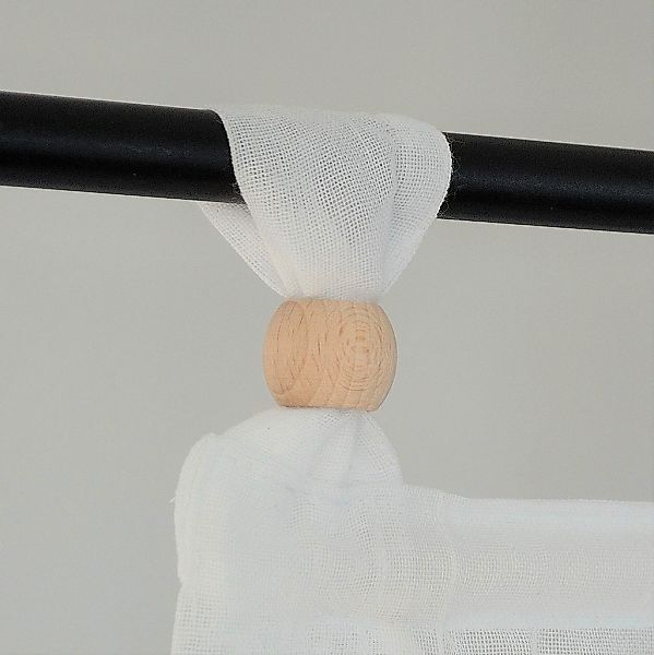 Kutti Raffrollo »Brondby Boule«, mit Schlaufen, freihängend, halbtransparen günstig online kaufen