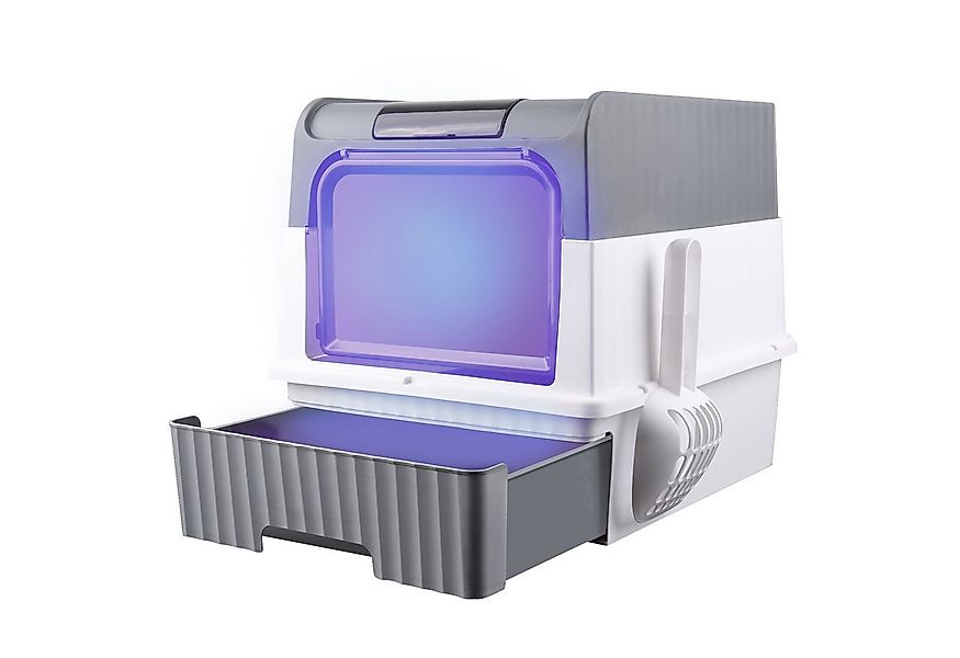 JEOBEST Katzentoilette Katzenklo, Katzentoilette mit UV-Sterilisation, Deod günstig online kaufen