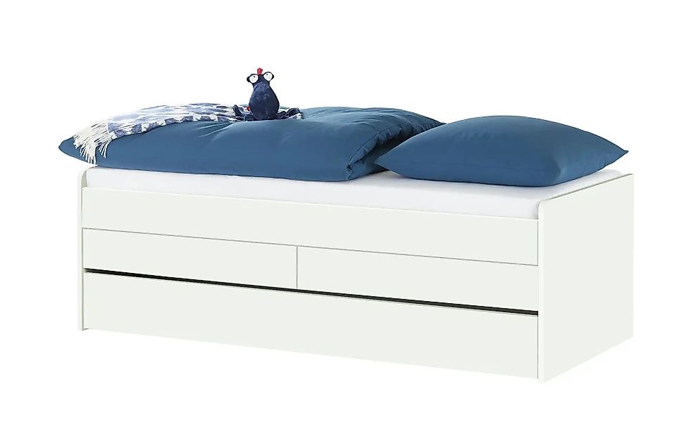 Duobett mit Stauraum  Grow Up ¦ weiß ¦ Maße (cm): B: 97 H: 66 Betten > Bett günstig online kaufen