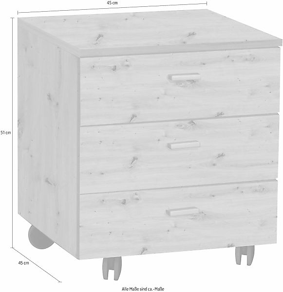 Mäusbacher Rollcontainer "Big System Office", Breite 45 cm günstig online kaufen