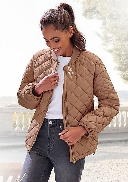 French Connection Steppjacke mit geripptem Stehkragen günstig online kaufen