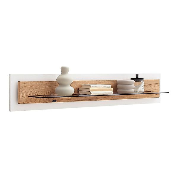 Lomadox Wandregal MULLINGAR-05, Wandboard weiß mit günstig online kaufen