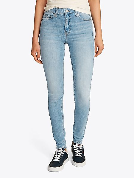 Tommy Jeans Skinny-fit-Jeans "NORA MR SKNY", mit Waschung, mit Logo-Badge günstig online kaufen