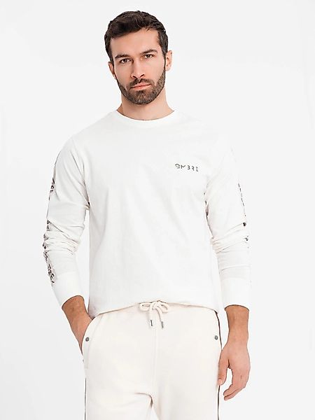 OMBRE Longsleeve Longsleeve aus Baumwolle mit günstig online kaufen