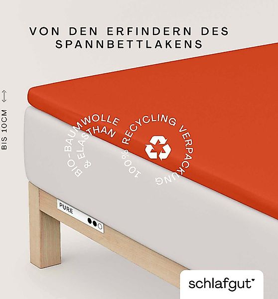 Schlafgut Spannbettlaken PURE TOPPER in Gr. günstig online kaufen