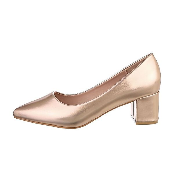 Ital-Design Damen Abendschuhe Elegant Pumps Blockabsatz günstig online kaufen