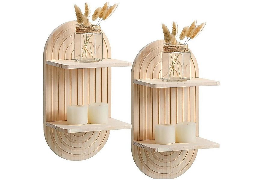 POPOLIC Wandregal Deko-Wandregal Küchenregal Wandmontage Wandregal Schweber günstig online kaufen