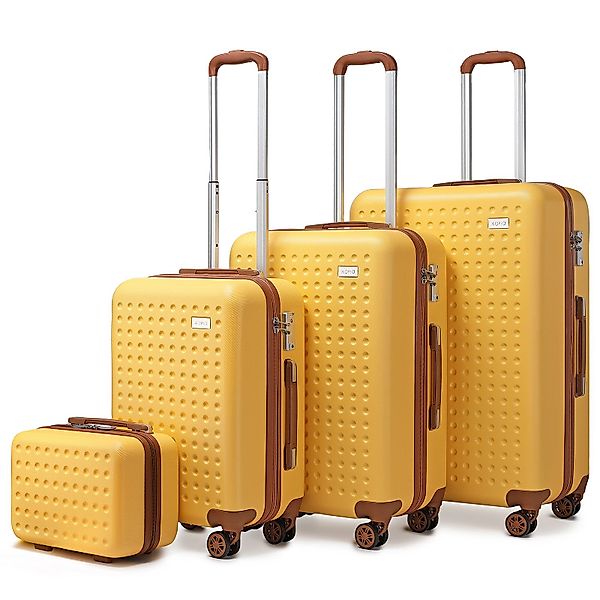 British Traveller Hartschalen-Trolley Hartschalenkoffer 100% ABS günstig online kaufen