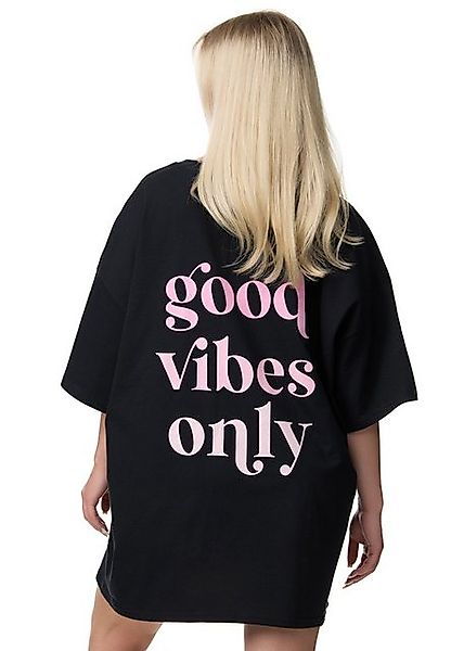 Worldclassca T-Shirt Worldclassca Oversized VIBES Print T-Shirt lang Tee So günstig online kaufen
