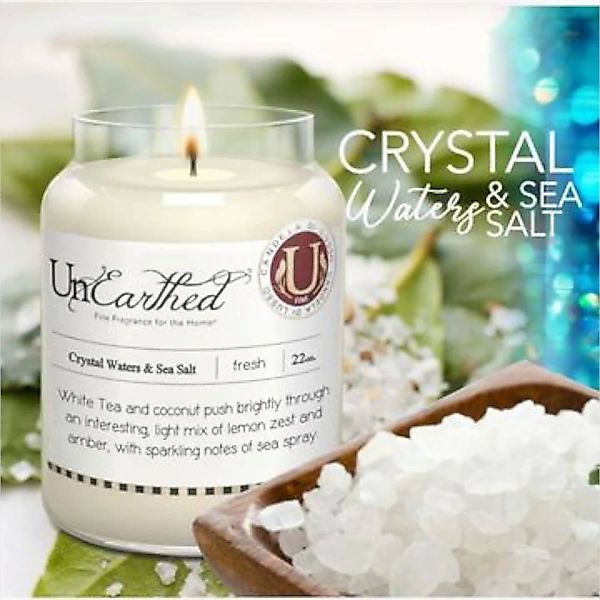 home24 Duftkerze Crystal Waters & Sea Salt günstig online kaufen