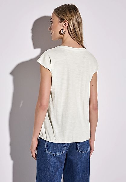 STREET ONE T-Shirt aus reiner Baumwolle günstig online kaufen